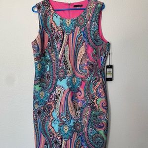 New with tags - Tommy Hilfiger multi color dress size 14.